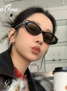 MeeChuu猫眼墨镜女高级感复古旅游显脸小防紫外线25新款太阳眼镜