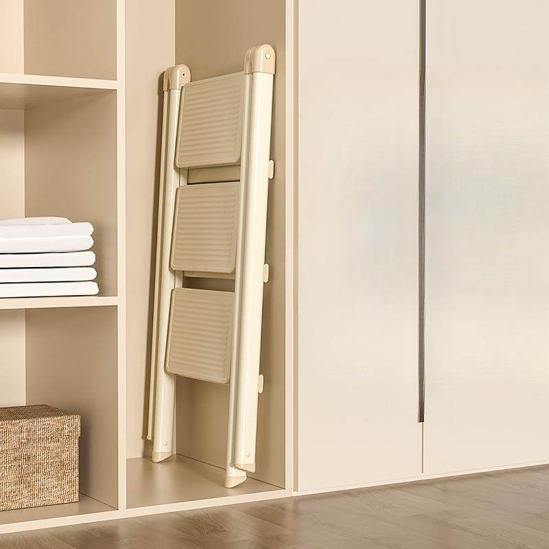 肯泰家用梯子折叠梯加厚伸缩两用小楼梯室内多功能爬梯三步人字梯