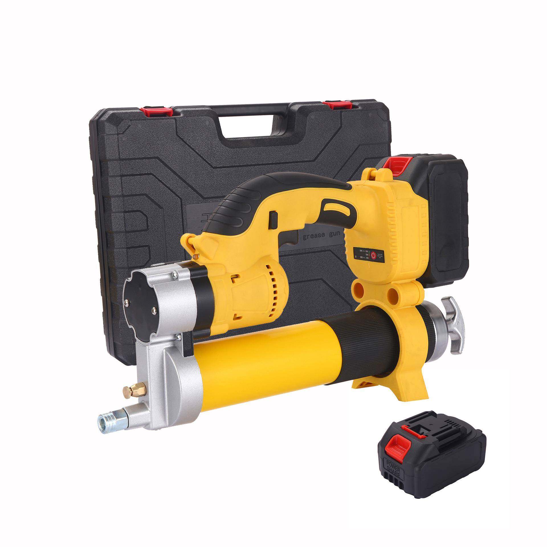 21V无刷电机锂电黄油枪便携式400克黄油弹全自动黄油枪
