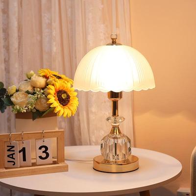 高级感轻奢卧室台灯可充电触摸调光温馨现代简约2023新款床头灯