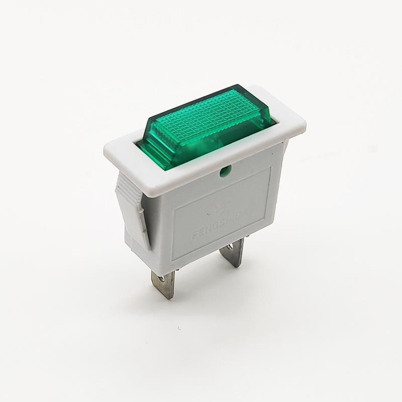 船型长方形KCD3指示灯XCD3 2脚 红绿 220v 380V 14*32MM 0.3W