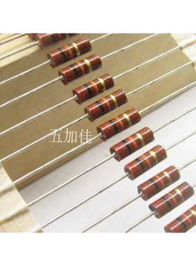 10支 进口 RC20GF203J 20K 1/2W RCR20G 实芯 碳芯无感色环电阻