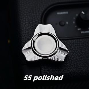 MotherShip原创指尖陀螺三页不锈钢钛锆暴风作色#亚太动力学EDC