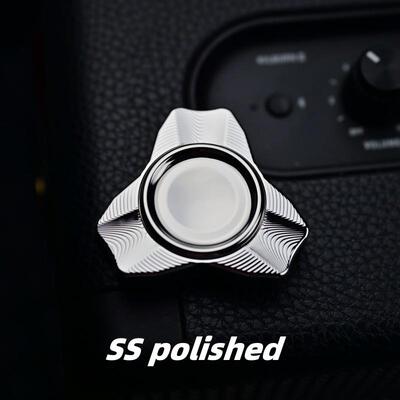 MotherShip原创指尖陀螺三页不锈钢钛锆暴风作色#亚太动力学EDC