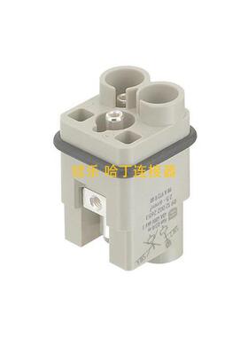 09120022653原装德国 HARTING 2芯公头 400V/40A Han Q 2/0-m
