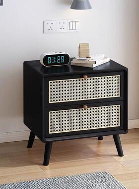 250417 43*40*50工厂实拍床头柜简约现代轻奢高端床边柜边柜家俱