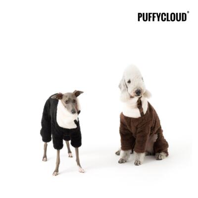 PUFFYCLOUD贝灵顿宠物狗狗四脚衣冬季厚款休闲 保暖柔软绒弹力卫