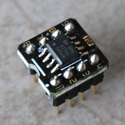 全新正品：一代高速高精度发烧运放之王 OPA627AU （附AP测试）