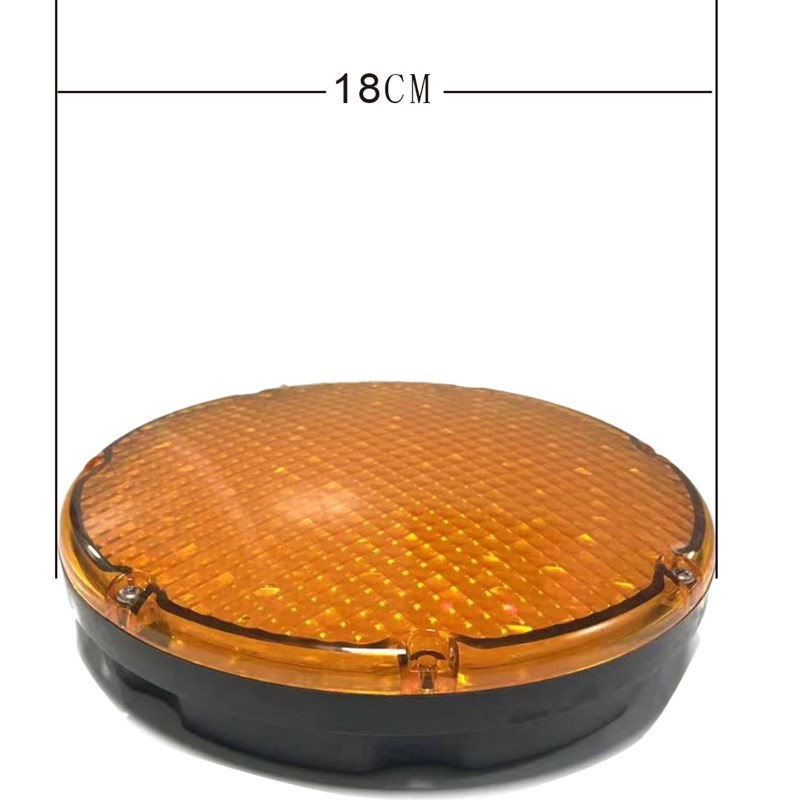 防撞车导向牌18CM圆灯包车辆发光像素交通灯发光桶