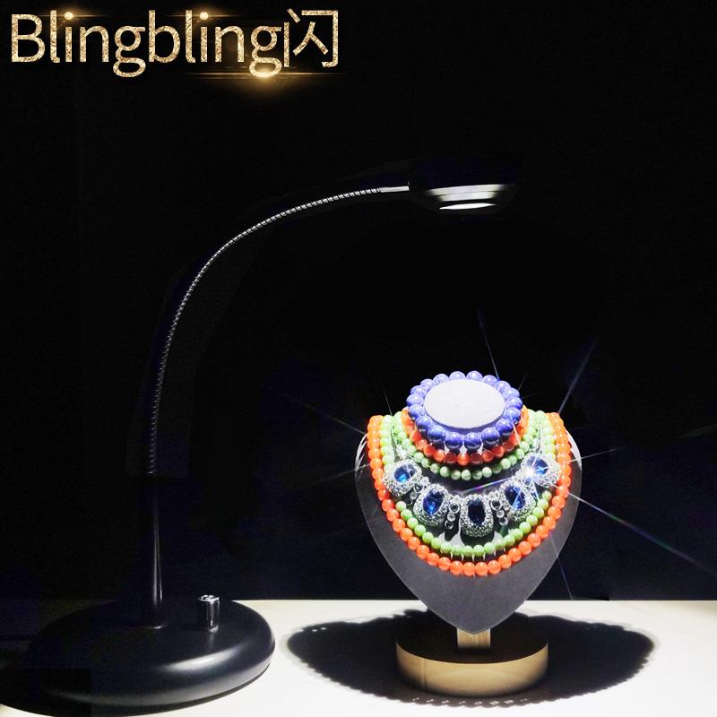 led钻石珠宝首饰翡翠拍照射灯超亮聚光火彩直播补光blingbling闪