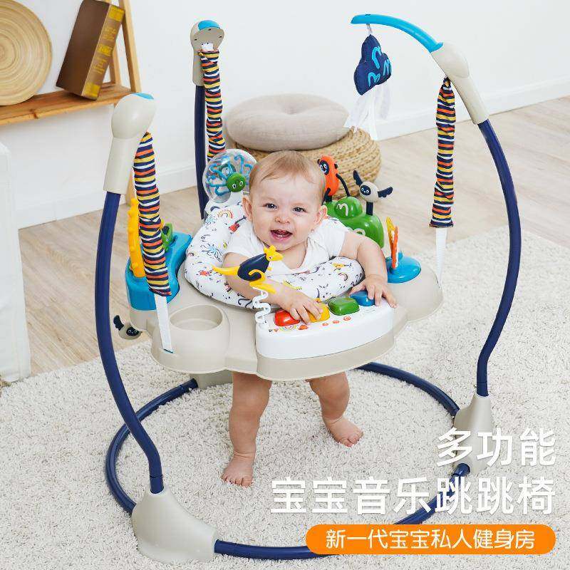 婴儿弹跳椅音乐蹦跳乐园秋千椅弯腿宝宝跳跳椅宝宝健身器架