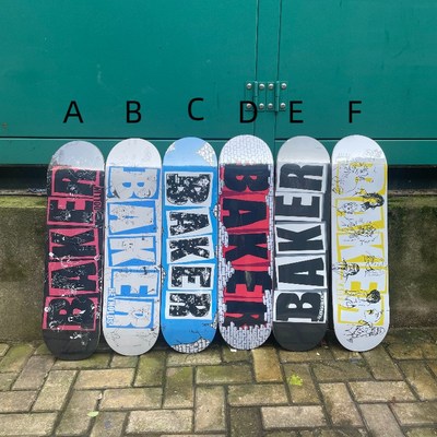 Baker 滑板板面甲板双翘四轮滑板配件7层加拿大冷压枫木8.0/8.25