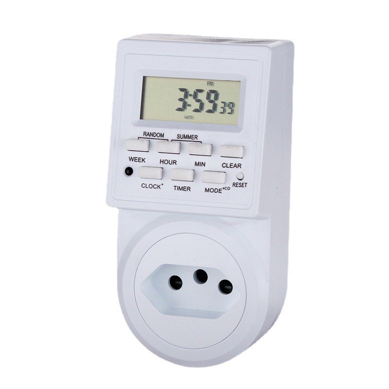 电子数字定时开关插座 定时数显插座开关实验室倒数定时计时器