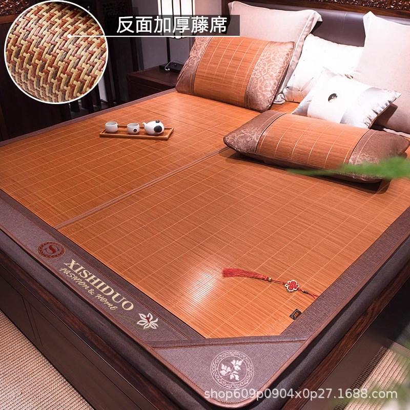 厂家席师傅凉席竹席夏天夏季冰丝席草席床垫席子双面冬夏两用