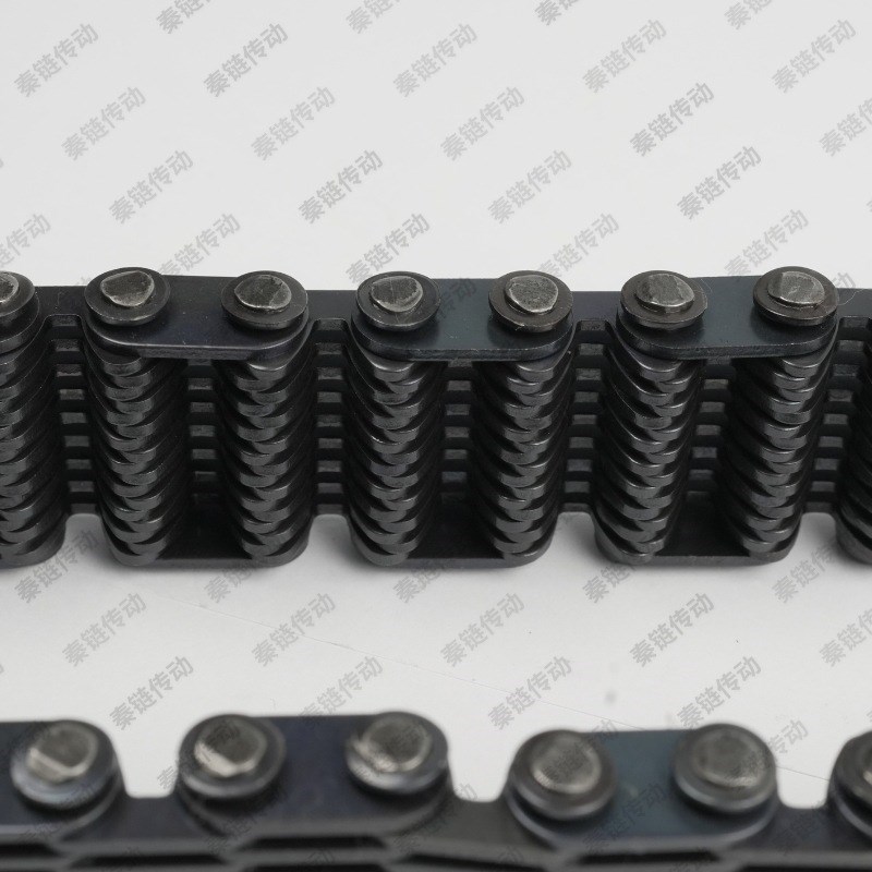 【现货】双平背C3/SC3碳钢15片宽22.5齿形链条外导工业自动传动带