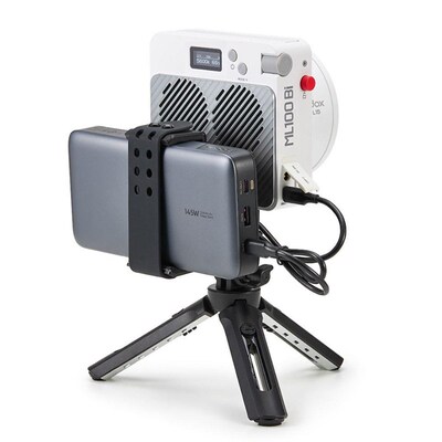 神牛ML100Bi双色温大功率100W直播拍摄打光灯口袋外拍户外补光灯