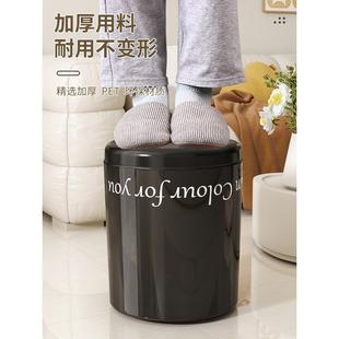 客厅垃圾桶家用卧室大容量圾圾桶轻奢现代简约颜值大号垃圾筒纸篓