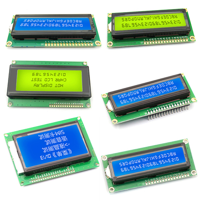 LCD1602A 12864 2004蓝屏黄绿屏带背光 LCD显示屏3.3V 5V液晶屏幕