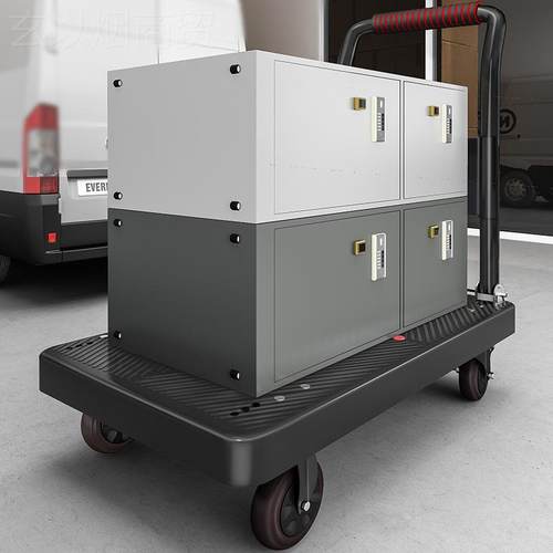 小推车拉货ltao1016手推车手拉车折轻板便携搬车运家叠用拖车平推