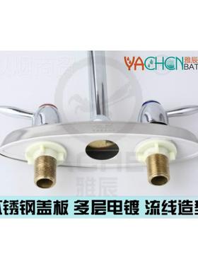 双开铜双DNR开双把双孔热水龙全头盆 洗脸盆厨房菜盆面冷水龙头