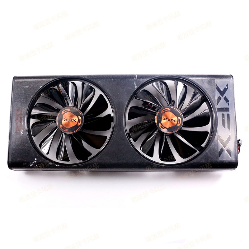 原装全新XFX/讯景 RX 5500XT 黑狼版显卡风扇外壳 散热面板