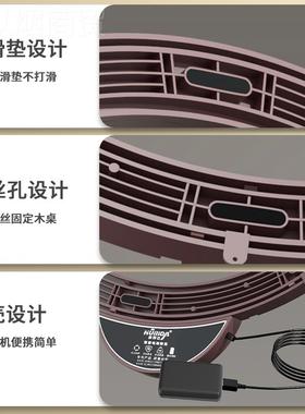 云思静遥控动转盘器餐桌大圆木旋转电家用玻璃NFI桌台酒店音自动