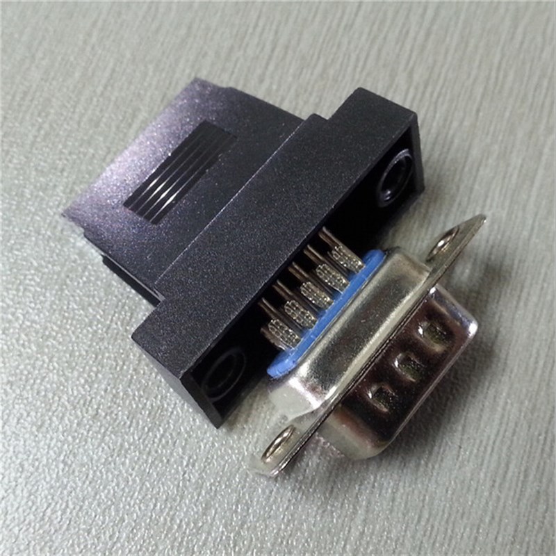 供应HDB15转9P出15P软排线外壳VGA转D-SUB9/15扁平线塑料壳