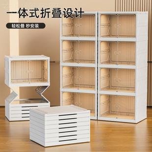 家见详情用口入门室内鞋 盒子免安装 架收门纳柜防尘简 架柜鞋 折叠鞋