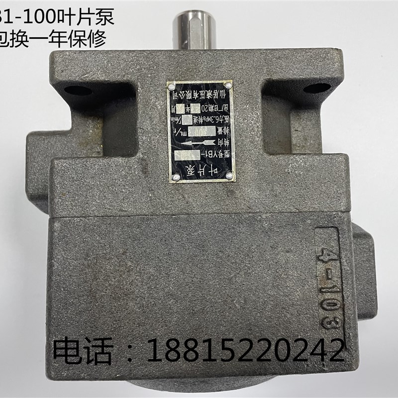 平面磨床油泵M7130 叶片泵YB1-100杭州 M7132B M7140液压泵 M7160
