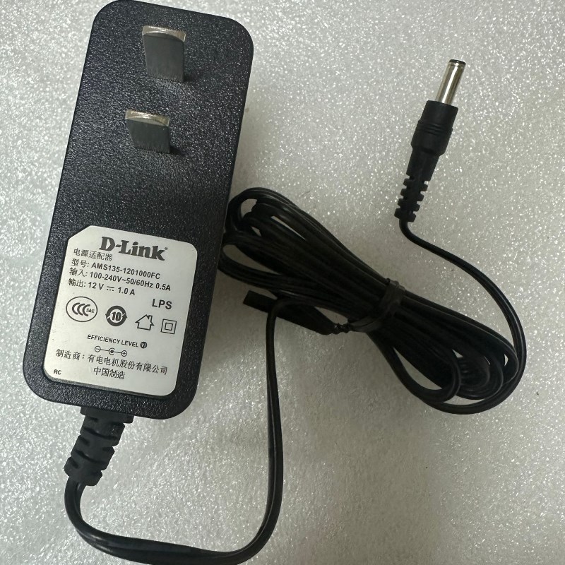 D-Link 12V1A小口35135电源适配器AMS135-1201000FC充电器变压器