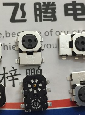 日本ALPS SRBE110301薄型旋转编码器按钮操作型开关12定位6位脉冲