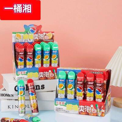 爆珠爽泡怀旧80后童年回忆来新口味干吃小零食美味小卖部固体饮料