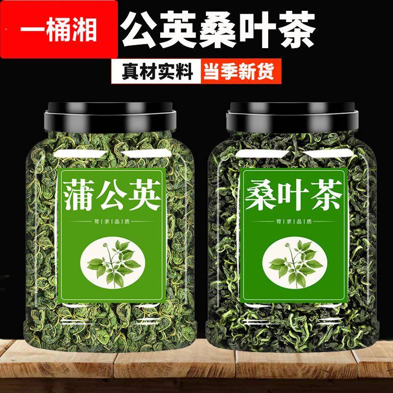 蒲公英桑叶中婆婆丁干蒲公英叶桑叶粒新鲜干货养生茶泡水