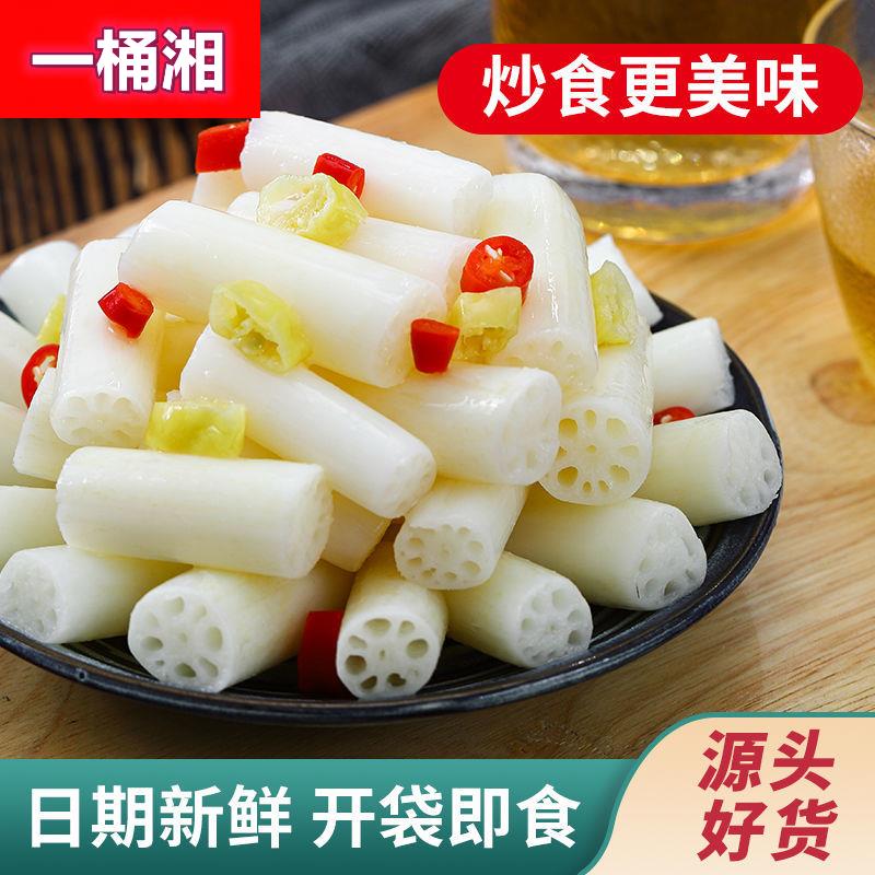 洪湖泡椒藕带湖北特产酸辣泡藕尖藕节新鲜开袋即食凉拌菜炒菜下酒