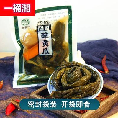 巴盟特产酸黄瓜190g*5袋农家风味手工腌菜小辣腌黄瓜培食代下饭菜