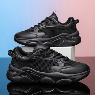 厚底防油厨师鞋 餐饮后厨上班防滑鞋 男 透气厨师防滑工作鞋 厨克夏季