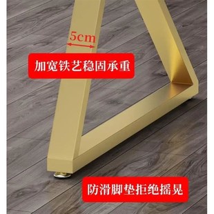 碳素钢桌腿支架单边岛台金属支撑脚岩板吧台脚餐台书桌腿搭边支架