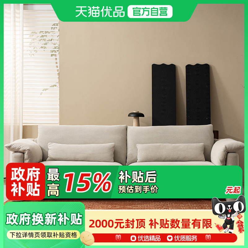 支吾象观设计师布艺沙发