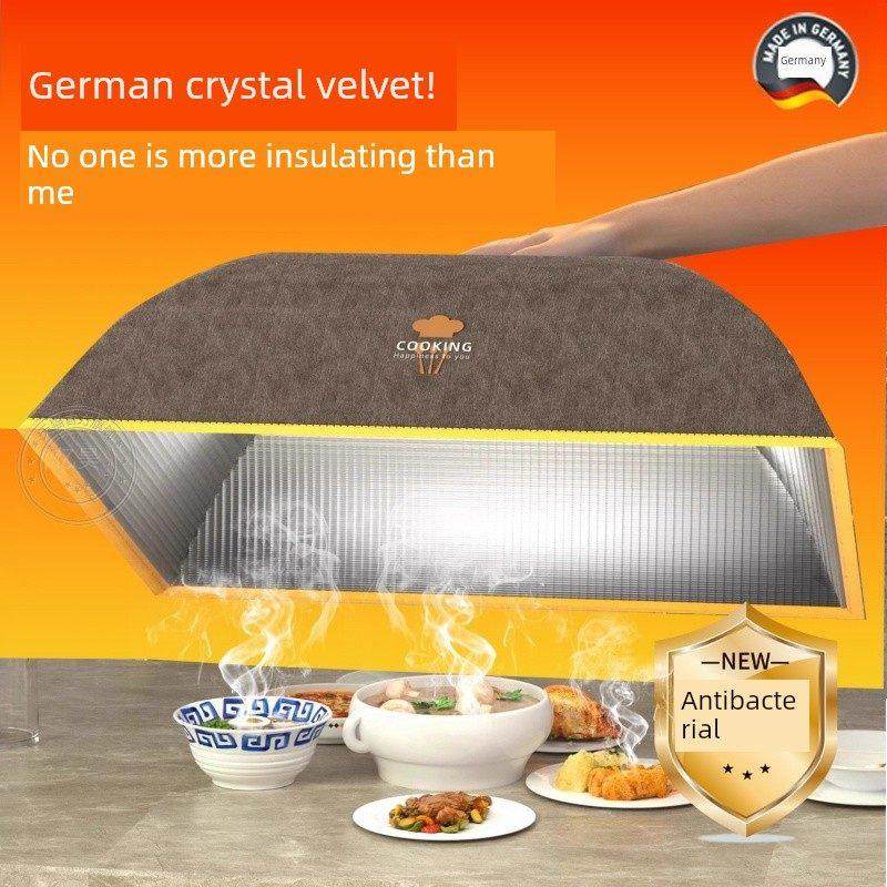 德国保温蔬菜盖2025新型家用可折叠餐桌防尘盖秋冬剩菜盖,收纳整理,餐桌罩,淘宝优惠券,粉丝福利购,淘宝优惠卷