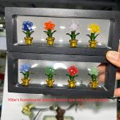 一博釉面办公桌面向日葵工作站好东西创意电脑装 饰显示器屏幕装 饰