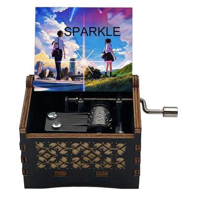 你的名字插曲火花音乐盒Sparkle手摇发条八音盒男女友生日礼物