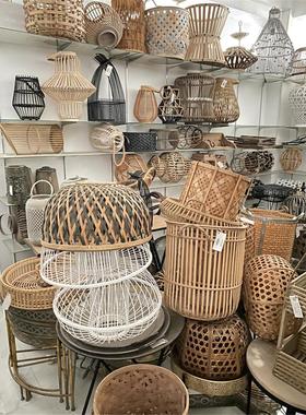 大集合发布-外贸孤品复古做旧壁饰烛台风灯花架酒架收纳装饰摆件