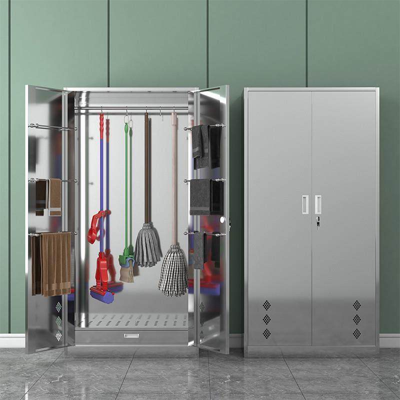 不锈钢清洁柜卫生柜阳台杂物储物柜户外学校拖把收纳柜保洁工具柜,商业/办公家具,文件柜,淘宝优惠券,粉丝福利购,淘宝优惠卷