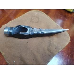 挖石头挖桩异形镐头手工一体锻打弹簧钢小镐户外车载小尖镐锤镐