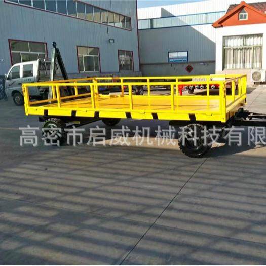 8吨围栏双向牵引拖车厂家供应厂内运输车量大从优围栏拖车