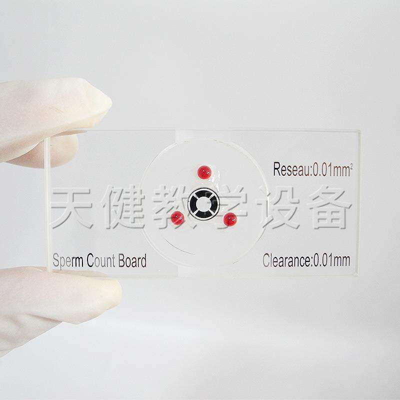 红石精子计数板有网格精子计数板医院分析化验精子数目使用仪器