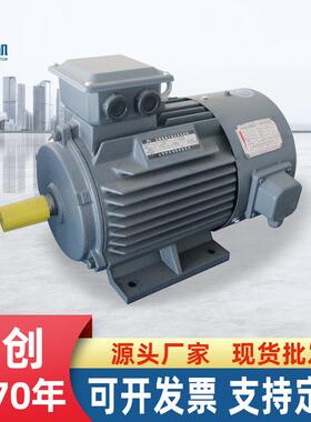 YVF2系列2极4极6极三相异步电动机45w-90w水泵380V电机