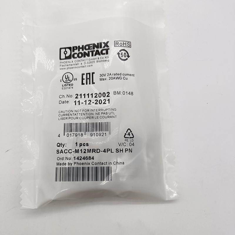 全新SACC-M12FS-4PL SH PN SACC-M12MS-8CON-PG9-M传感器插头