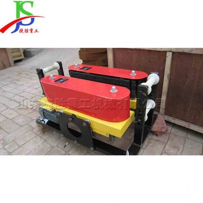 小型履带电缆输送机双轴驱动光缆牵引机 Cable conveyor