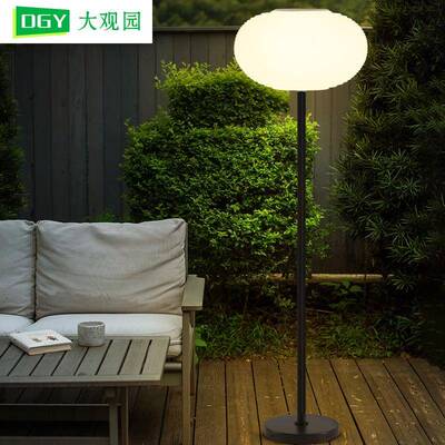 太阳能户外防水路灯别墅花园庭院室外阳台落地灯草坪灯378L